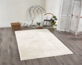 Conceptum Alfombra Faux Fur Beige 120 x 180 cm